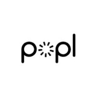 a logo with the title 'popl'